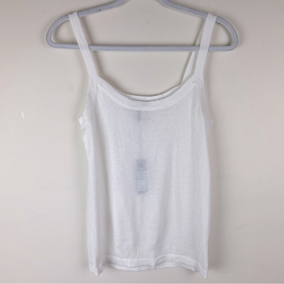 bobi BLACK | Knit Lightweight Cami In White / Ivory - Picture 3 of 9